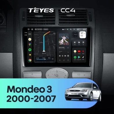 Штатная магнитола Teyes CC4 6/64 Ford Mondeo 3 (2000-2007) F2