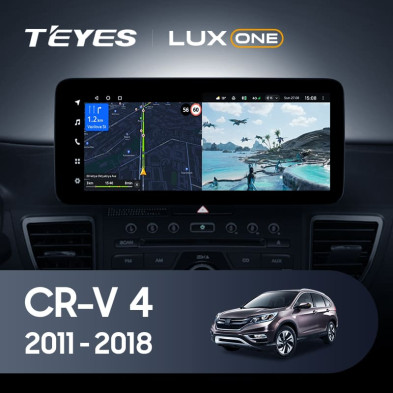 Штатная магнитола Teyes LUX ONE 4/64 Honda CR-V 4 RM RE (2011-2018) Тип-B