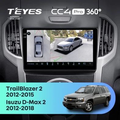 Штатная магнитола Teyes CC4 Pro 360 8/128 Chevrolet TrailBlazer 2 (2012-2015)