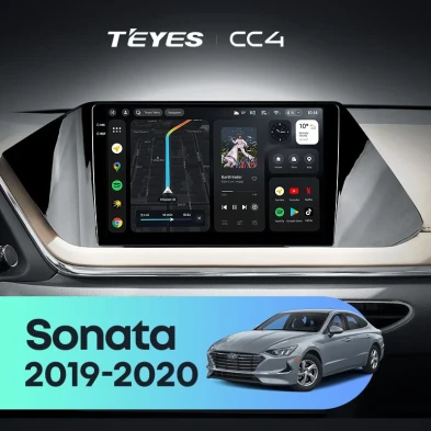 Штатная магнитола Teyes CC4 6/64 Hyundai Sonata DN8 (2019-2020) Тип-B