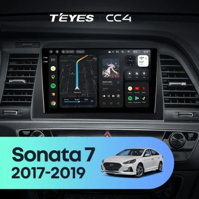 Штатная магнитола Teyes CC4 8/128 Hyundai Sonata 7 LF (2017-2019)