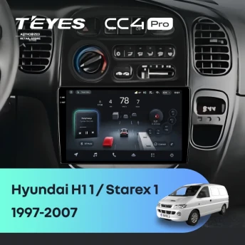 Штатная магнитола Teyes CC4 Pro 12/256 Hyundai Starex 1 (1997-2007)