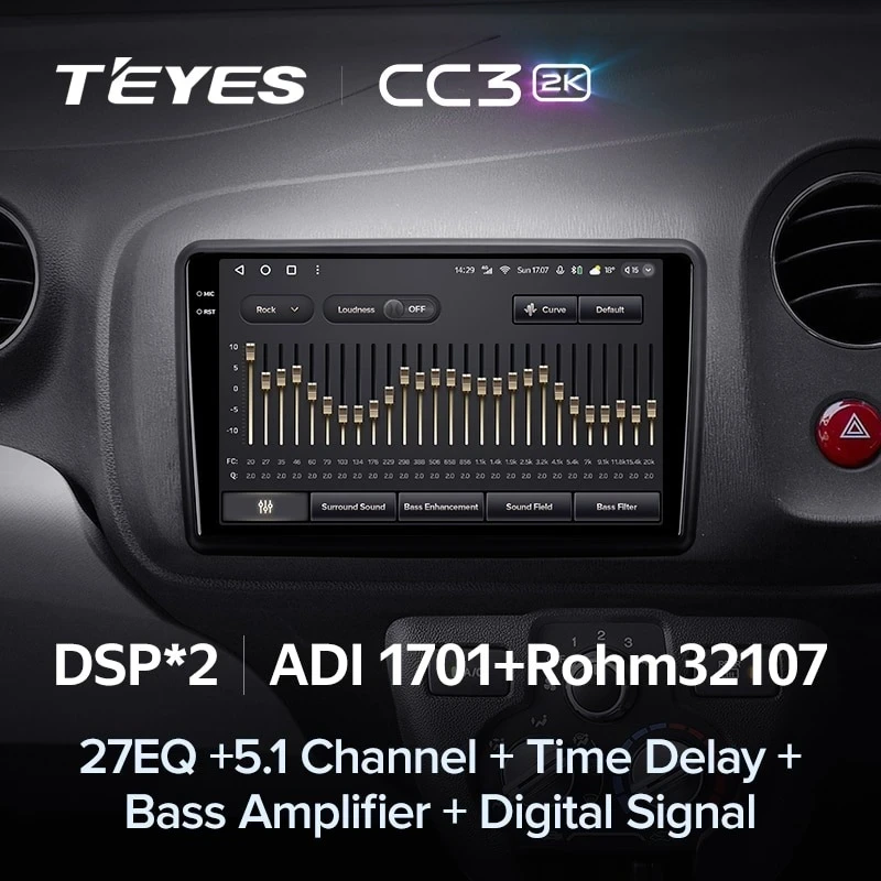 Штатная магнитола Teyes CC3 2K 6/128 Honda Mobilio 2 Amaze (2013-2020)