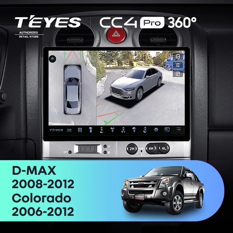 Штатная магнитола Teyes CC4 Pro 360 8/128 Chevrolet Colorado (2006-2012) (11")