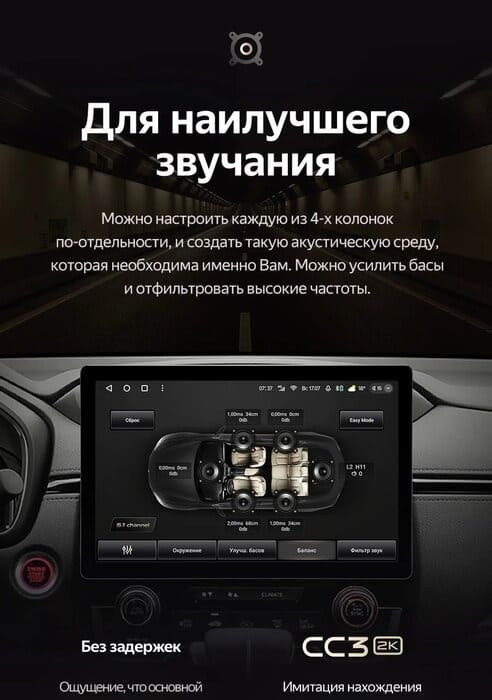 Штатная магнитола Teyes CC3 2K 6/128 Lada Vesta (2023-2026) F2 Тип-A (11")