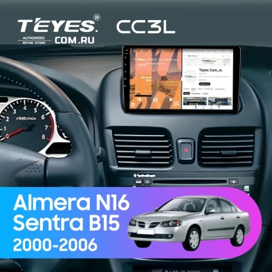 Штатная магнитола Teyes CC3L 4/64 Nissan Almera N16 (2000-2006)