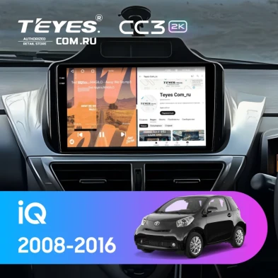Штатная магнитола Teyes CC3 2K 360 6/128 Toyota iQ (2008-2016)