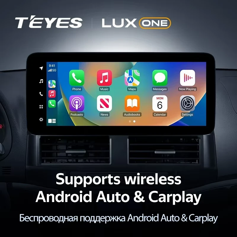 Штатная магнитола Teyes LUX ONE 6/128 Hyundai Santa Fe 2 (2006-2012)