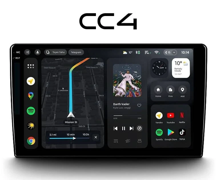 Магнитола Teyes CC4 6/64 (10 дюймов)