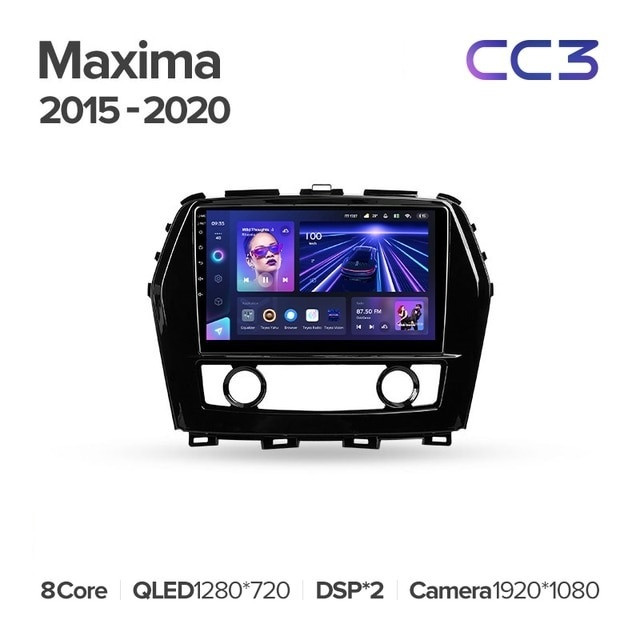 Штатная магнитола Teyes CC3 4/32 Nissan Maxima A36 (2015-2020)