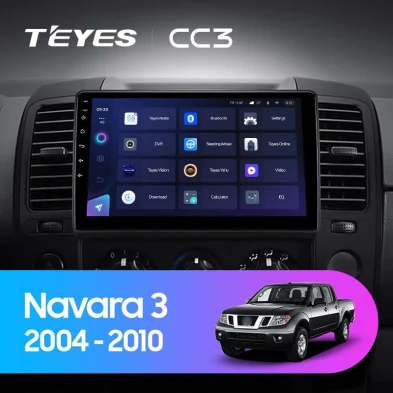 Штатная магнитола Teyes CC3 4/32 Nissan Navara 3 D40 (2004-2010) F2