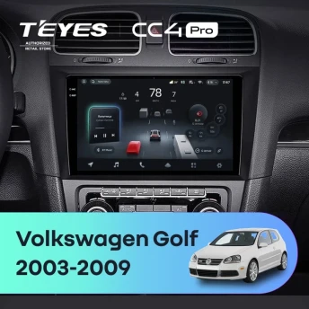 Штатная магнитола Teyes CC4 Pro 12/256 Volkswagen Golf (2003-2009)