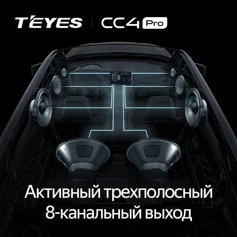 Штатная магнитола Teyes CC4 Pro 12/256 Chevrolet Captiva 1 (2011-2016) F2 (13")