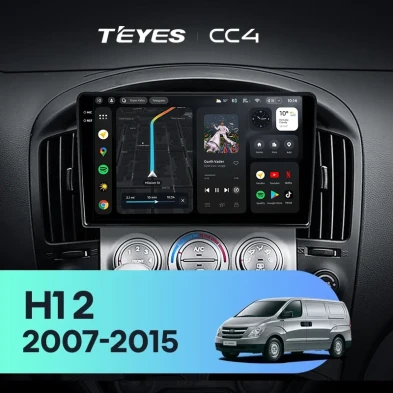 Штатная магнитола Teyes CC4 8/128 Hyundai H1 TQ (2007-2015) F1