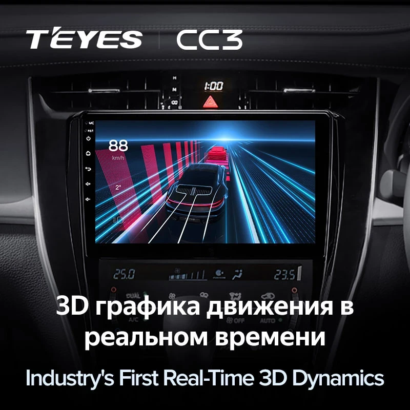 Штатная магнитола Teyes CC3 4/32 Toyota Harrier XU60 (2013-2020) F1
