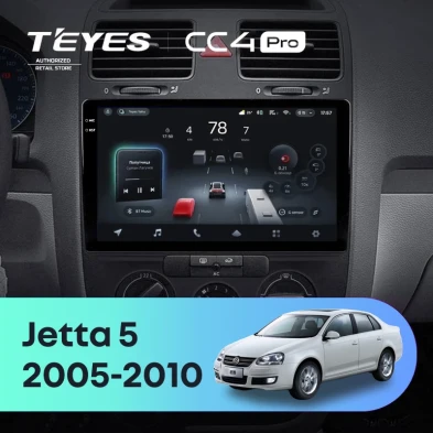 Штатная магнитола Teyes CC4 Pro 8/128 Volkswagen Jetta 5 (2005-2010)