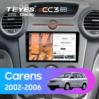 Штатная магнитола Teyes CC3 2K 4/32 Kia Carens 1 (2002-2006)