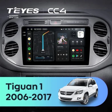 Штатная магнитола Teyes CC4 6/64 Volkswagen Tiguan 1 NF (2006-2017) F2