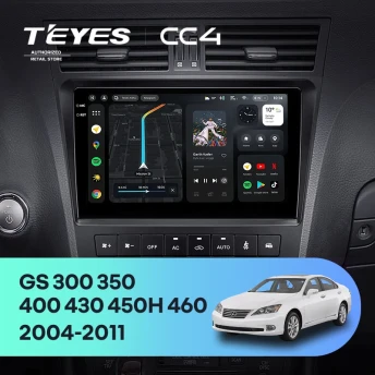 Штатная магнитола Teyes CC4 6/64 Lexus GS300 350 400 430 450h 460 (2004-2011)