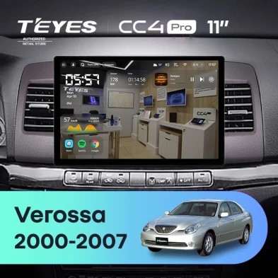 Штатная магнитола Teyes CC4 Pro 8/128 Toyota Verossa (2000-2007) F2 (11")