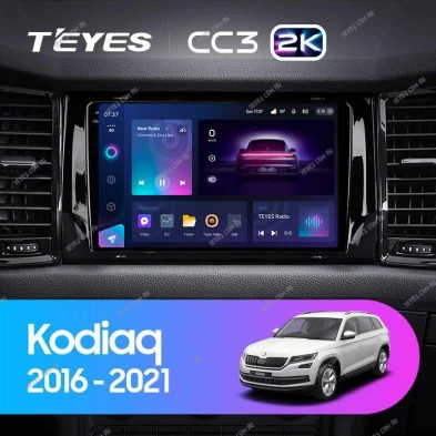 Штатная магнитола Teyes CC3 2K 6/128 Skoda Kodiaq (2016-2021) Тип-A