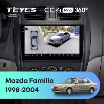 Штатная магнитола Teyes CC4 Pro 360 8/128 Mazda Familia (BJ) (1998-2004)