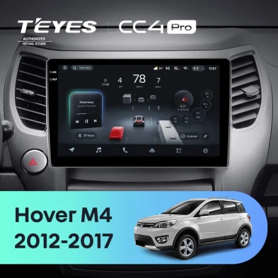 Штатная магнитола Teyes CC4 Pro 8/128 Great Wall Hover M4 (2012-2017)