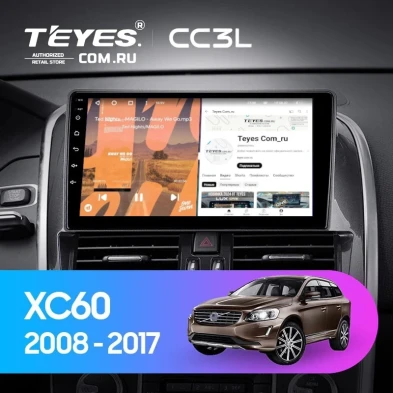 Штатная магнитола Teyes CC3L 4/64 Volvo XC60 I 1 (2008-2017) Тип-A