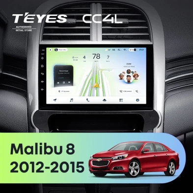 Штатная магнитола Teyes CC4L 6/64 Chevrolet Malibu 8 (2012-2015)