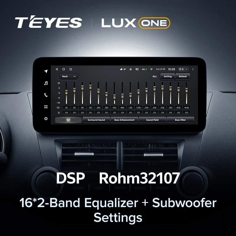 Штатная магнитола Teyes LUX ONE 4/64 Toyota Highlander 2 XU40 (2007-2013)