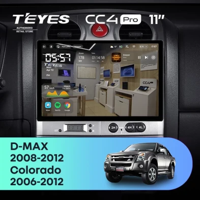 Штатная магнитола Teyes CC4 Pro 12/256 Chevrolet Colorado (2006-2012) (11")