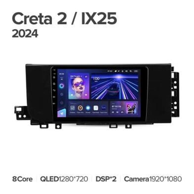 Штатная магнитола Teyes CC3L 4/64 Hyundai Creta 2 IX25 (2024-2026)