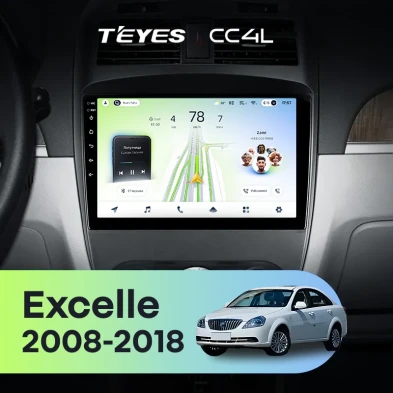 Штатная магнитола Teyes CC4L 6/64 Buick Excelle (2008-2018)