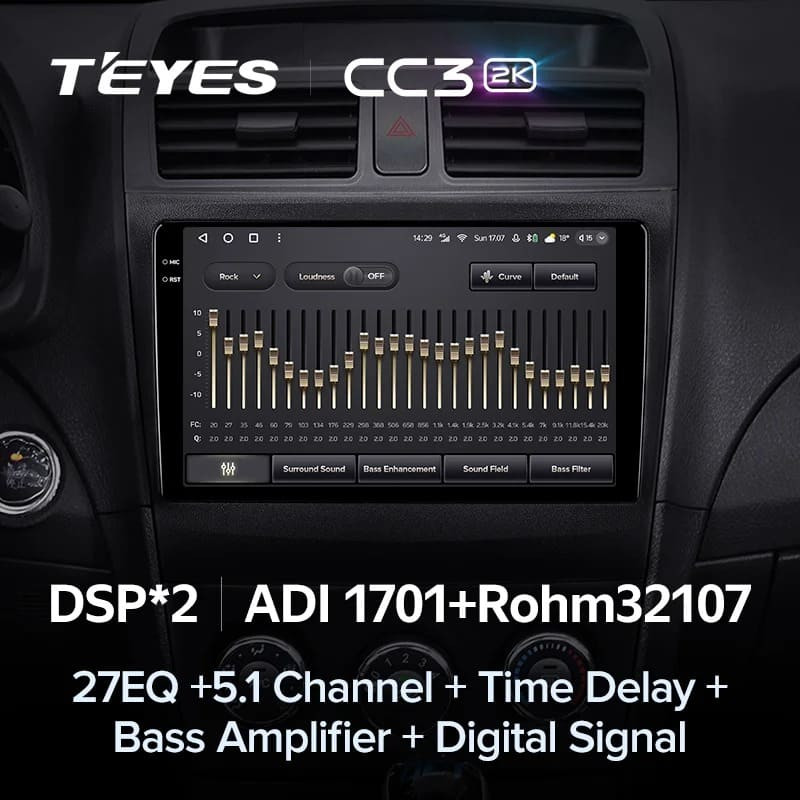 Штатная магнитола Teyes CC3 2K 4/32 BYD L3 (2010-2015)